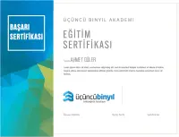 Kurum Başarı Sertifikası